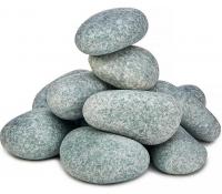 Камень для каменки "Жадеит", шлифованый, фракция 70-130мм (фасовка по 25 кг. в мешках)