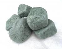 Камень для каменки "Жадеит", шлифованый, фракция 40-70мм (фасовка по 25 кг. в мешках)